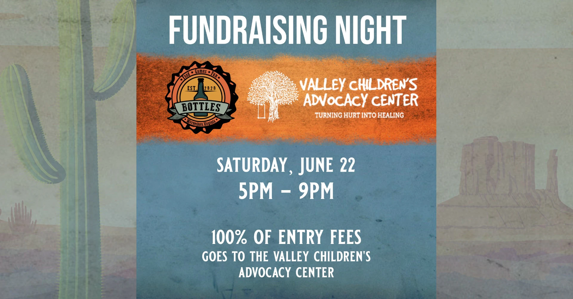 Fundraising Night for The Valley Children's Advocacy Center! - Calendar Of Events